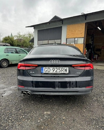 Audi A5 cena 79900 przebieg: 123612, rok produkcji 2017 z Kraków małe 67